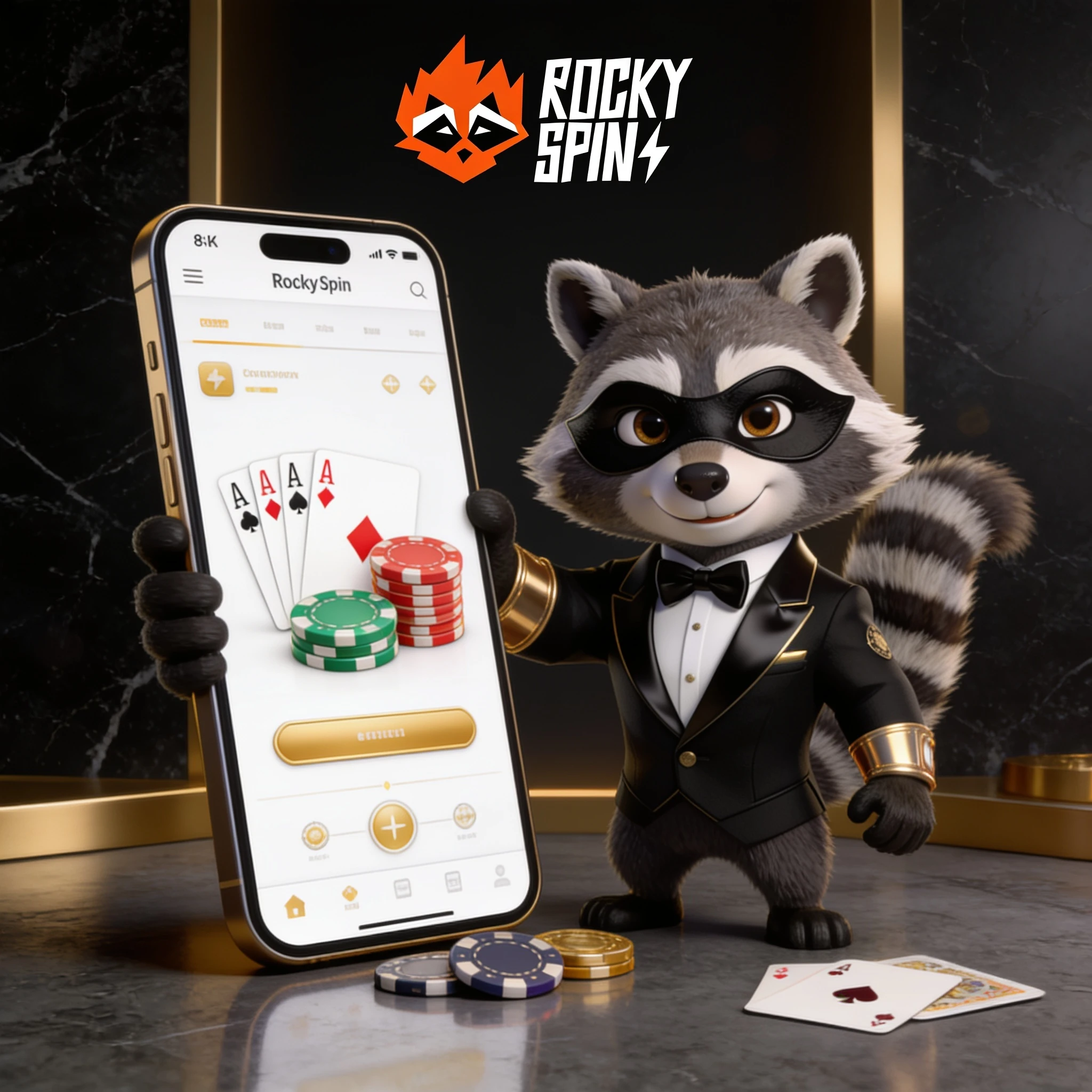RockySpin mobile casino access